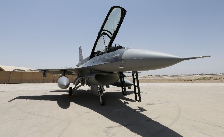 Βελγικό F-16 καταστράφηκε ολοσχερώς από έκρηξη