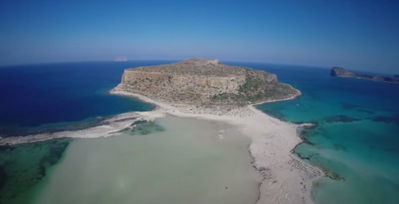 Ο Μπάλος στην Κρήτη από ψηλά
