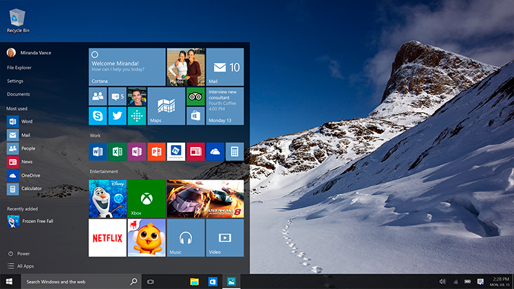Πάνω από 70 εκατ. χρήστες «κατέβασαν» τα νέα Windows 10 σε ένα μήνα