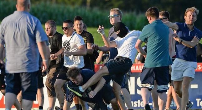 Άγριο ξύλο οπαδών σε… φιλικό