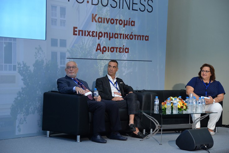      Ενότητα:"Fall Down Seven Times, Stand Up Eight"     Marielle Thomas, East Med Regional Director Greece, Israel, & Cyprus, Stanley Black&Decker     Nikos Koutsianas, CEO, Apivita SA     Giorgos Kolliopoulos, Founder & CEO, Speiron Company