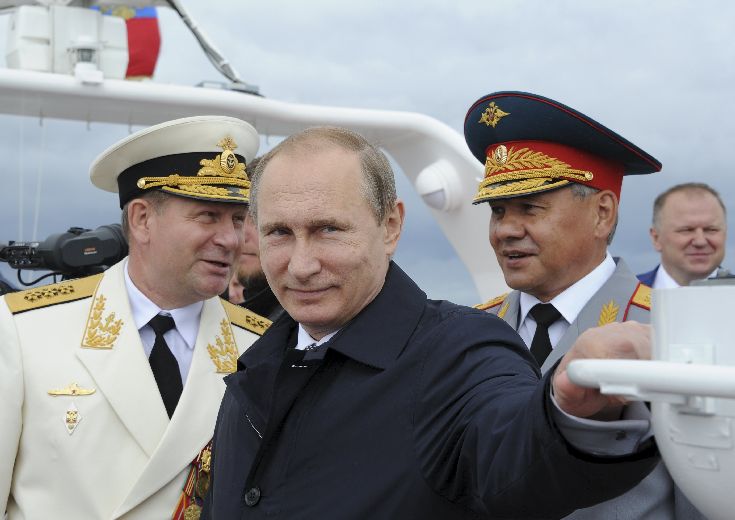 Putin and Shoigu take part in celebrations for Navy Day in Baltiysk Putin and Shoigu take part in celebrations for Navy Day in Baltiysk