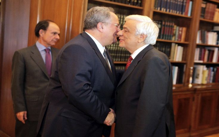 Συνάντηση του Παυλόπουλου με τον Κοτζιά στο Προεδρικό Μέγαρο