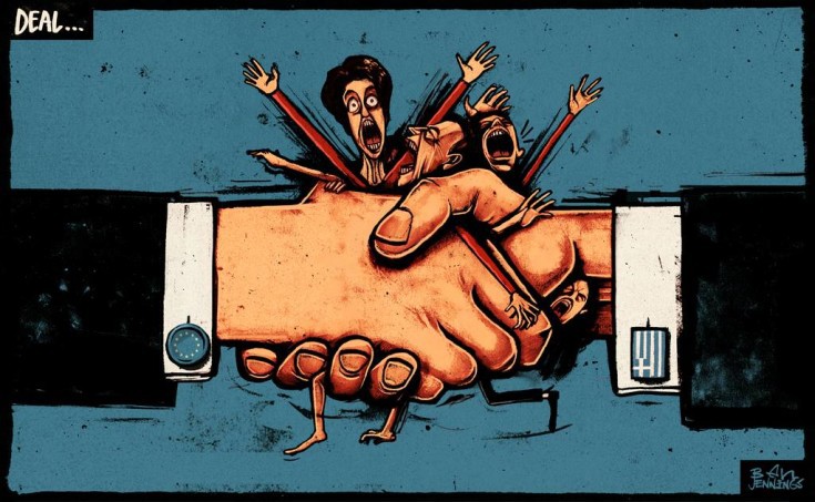 Συγκλονιστικά σκίτσα και πρωτοσέλιδα για την Ελλάδα που ταρακούνησαν τον κόσμο
