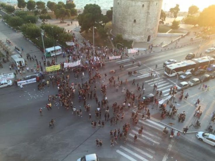 Συγκεντρώσεις κατά του μνημονίου στη Θεσσαλονίκη