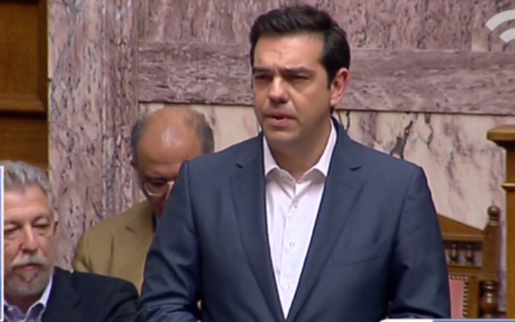 Τσίπρας: Αν θεωρείτε ότι ο εκβιασμός είναι πραγματικός πρέπει να ψηφίσετε «ναι»