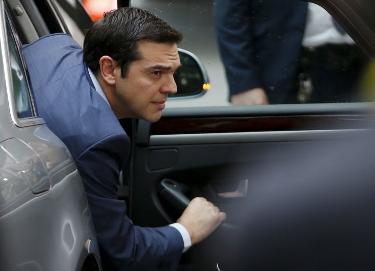 Ο Αλέξης Τσίπρας προσέρχεται στη Σύνοδο Κορυφής
