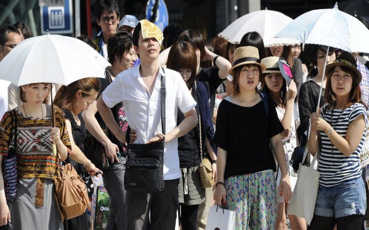 Φονικός καύσωνας πλήττει την Ιαπωνία
