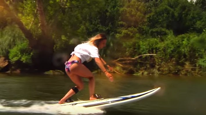 Jetsurfing σε ποταμούς