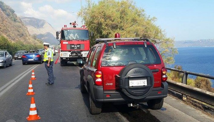 Πολύ μεγάλος ο κίνδυνος πυρκαγιάς λόγω των ισχυρών ανέμων