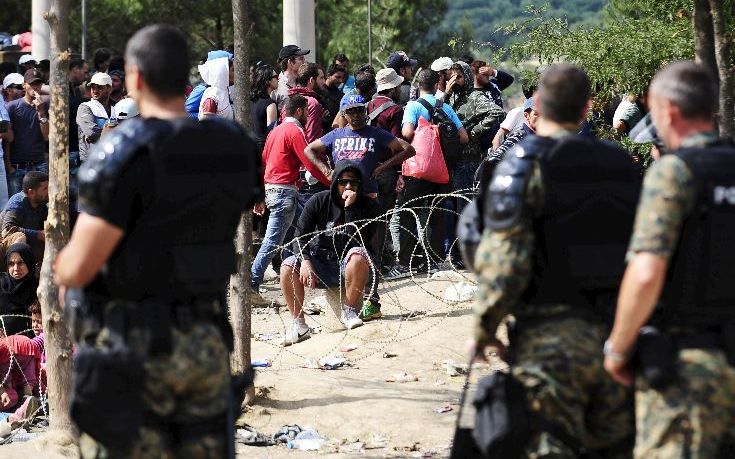 Σκοπιανές στρατιωτικές δυνάμεις στα σύνορα ΠΓΔΜ &#8211; Ελλάδας