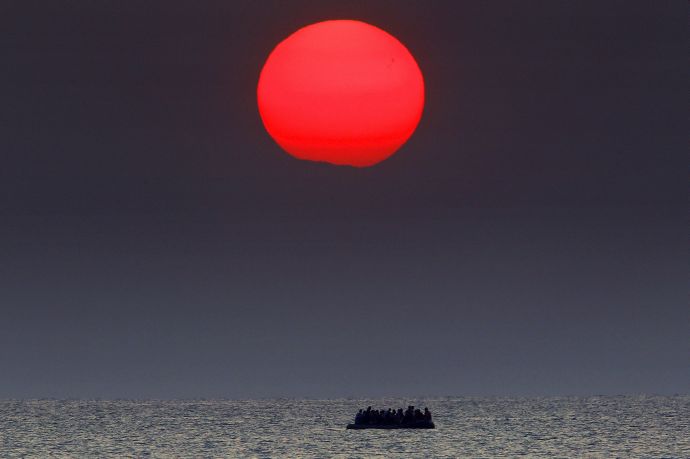 Σκάφος με 17 πρόσφυγες έφτασε στη Σκάλα Συκαμνιάς