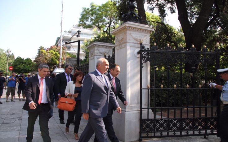 Έφτασε στο Προεδρικό Μέγαρο ο Βαγγέλης Μεϊμαράκης