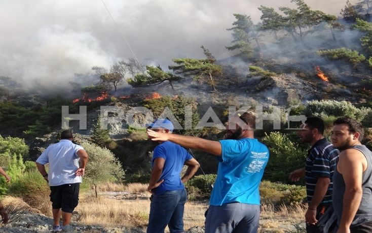 Κάηκαν 100 στρέμματα δάσους στη Ρόδο