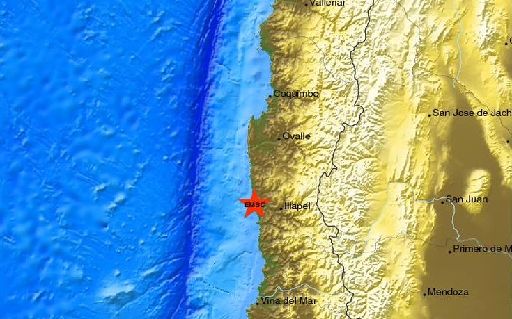 Ισχυρός σεισμός 8,3 Ρίχτερ στη Χιλή