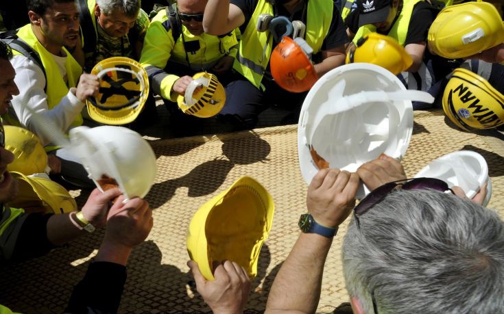 Συγκέντρωση μεταλλωρύχων στο ΣτΕ