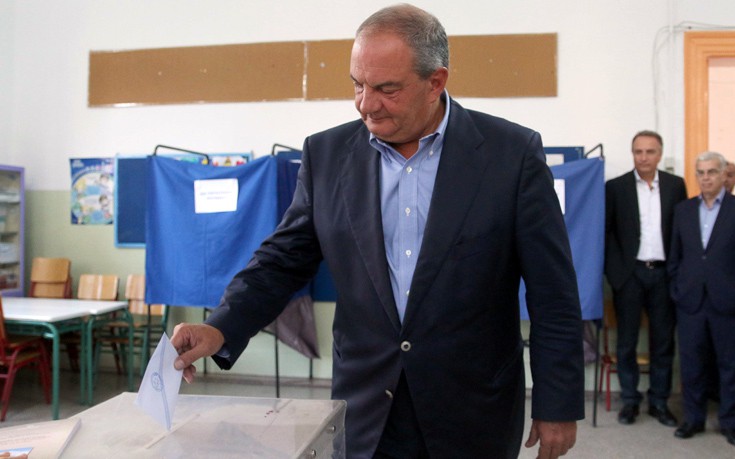 Ψήφισε στη Θεσσαλονίκη ο Κώστας Καραμανλής