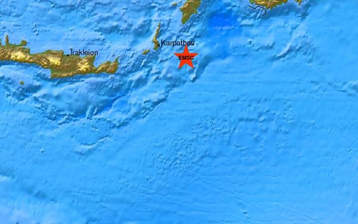 Σεισμός 5 Ρίχτερ στα Δωδεκάνησα