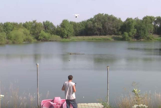Ψαρεύοντας με drone