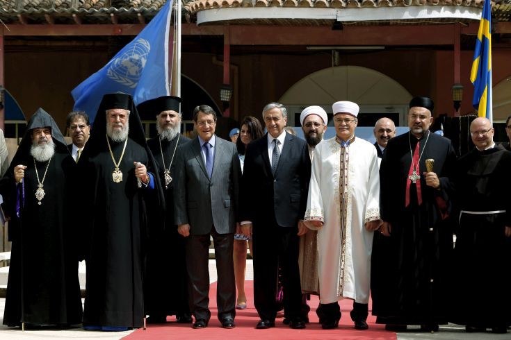Συνάντηση Αναστασιάδη-Ακιντζί με τους θρησκευτικούς ηγέτες της Κύπρου