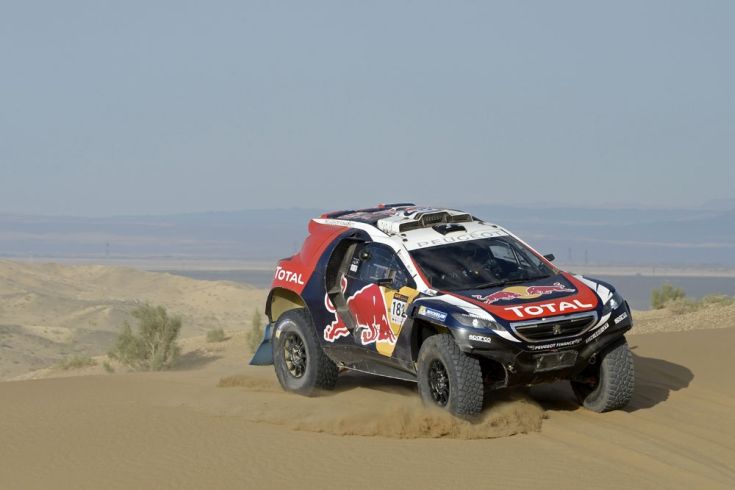182 DESPRES CYRIL - CASTERA DAVID - FRA - PEUGEOT 2008 DKR during the 2015 China Silk Road rally, stage 13, final stage, from Dunhuang to Dunhuang on september 11th 2015, China. Photo Eric Vargiolu / DPPI 182 DESPRES CYRIL - CASTERA DAVID - FRA - PEUGEOT 2008 DKR during the 2015 China Silk Road rally, stage 13, final stage, from Dunhuang to Dunhuang on september 11th 2015, China. Photo Eric Vargiolu / DPPI