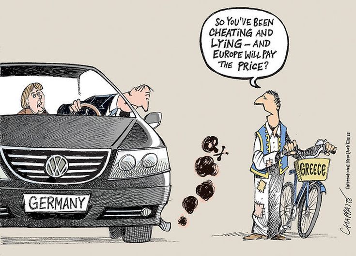 Το σκίτσο των New York Times για την Volkswagen έχει «άρωμα» Ελλάδας