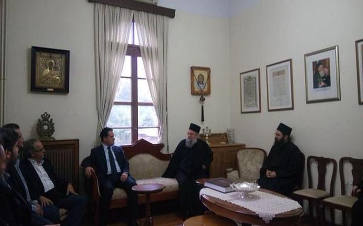 Στο Άγιο Όρος ο Άδωνις Γεωργιάδης