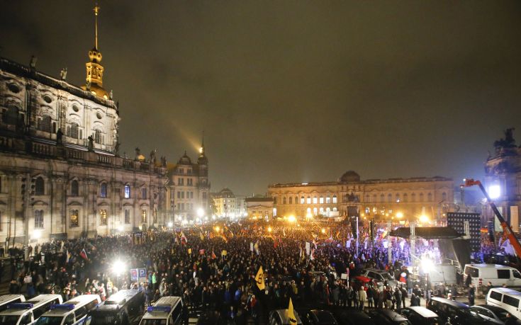 Επεισόδια σε διαδήλωση του Pegida στη Γερμανία