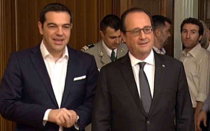 Η δεύτερη μέρα του Φρανσουά Ολάντ στην Αθήνα