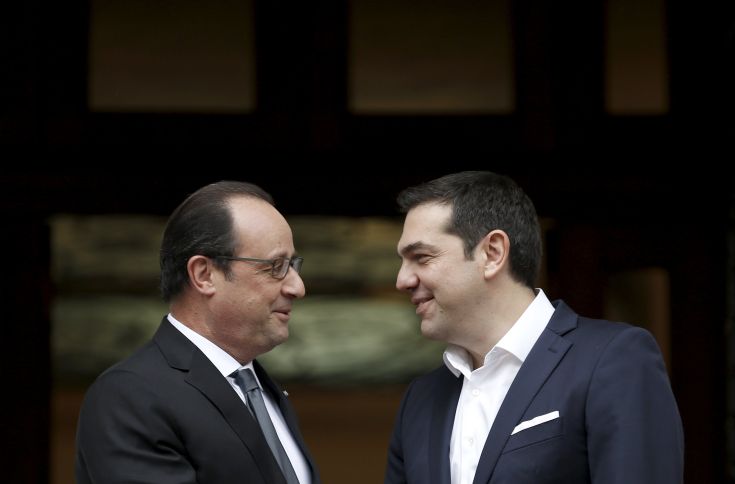 Τετ α τετ Τσίπρα-Ολάντ στο Αμπού Ντάμπι