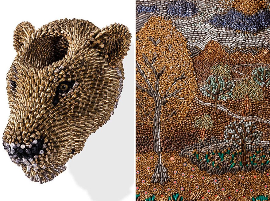 bullet-shells-sculptures-we-are-at-peace-federico-uribe-22 bullet-shells-sculptures-we-are-at-peace-federico-uribe-22