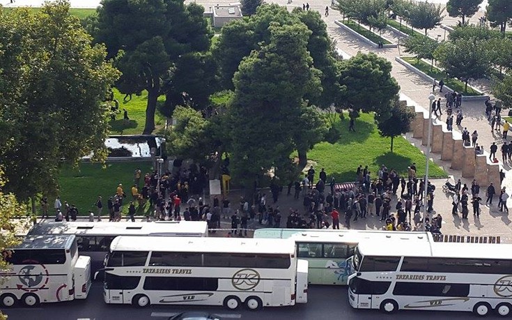 Κυκλοφοριακό κομφούζιο στη Θεσσαλονίκη από… οπαδούς της Ντόρτμουντ