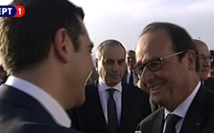 Ο Φρανσουά Ολάντ έφτασε στην Αθήνα