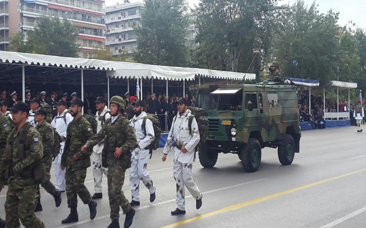 Ολοκληρώθηκε η στρατιωτική παρέλαση στη Θεσσαλονίκη