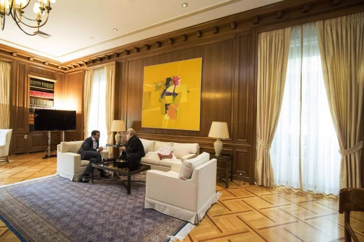 Στο Μαξίμου ο πάπας και πατριάρχης Αλεξανδρείας και πάσης Αφρικής