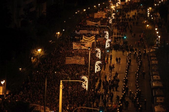 Ολοκληρώθηκε η πορεία του Πολυτεχνείου