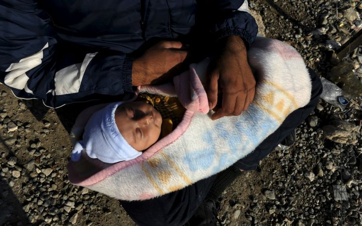 Ο μικρότερος πρόσφυγας είναι πέντε ημερών