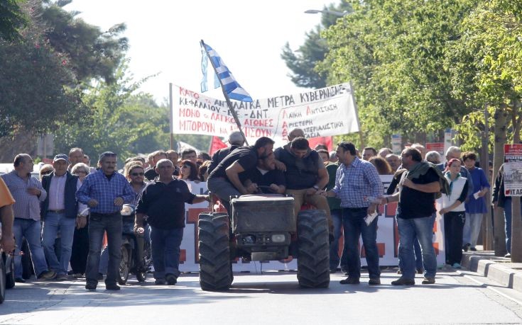 Και τα τρακτέρ στις συγκεντρώσεις της Κρήτης