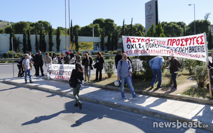 Πορεία ενάντια στο φράχτη του Έβρου στο Γαλάτσι