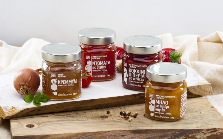 Ελληνικά chutneys και ιδιαίτερες μαρμελάδες