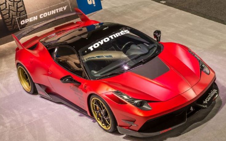 Μια… πρησμένη Ferrari 458