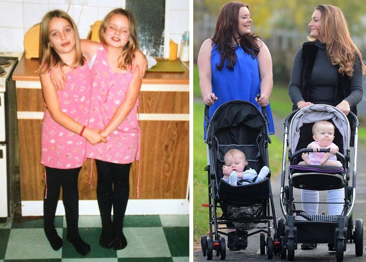 Κολλητές φίλες από 6 χρόνων γέννησαν την ίδια μέρα!
