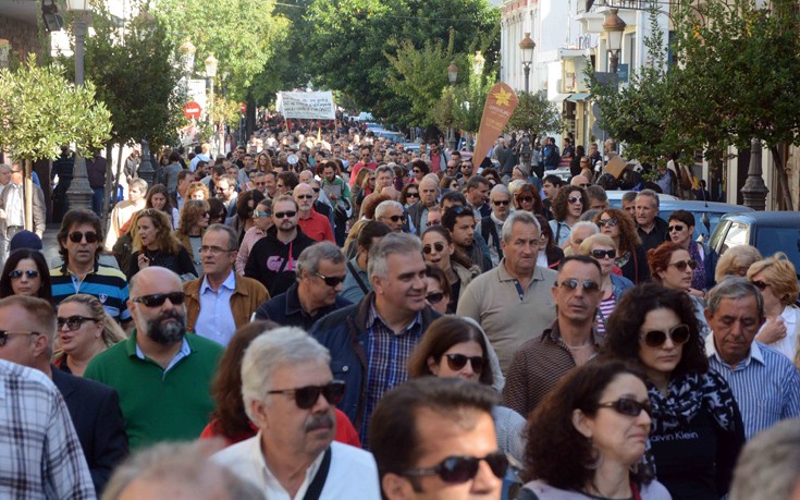 Μικροένταση στην πορεία στην Πάτρα