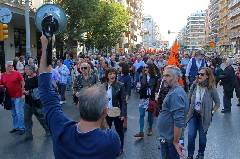 Τέσσερις απεργιακές συγκεντρώσεις το πρωί στη Θεσσαλονίκη