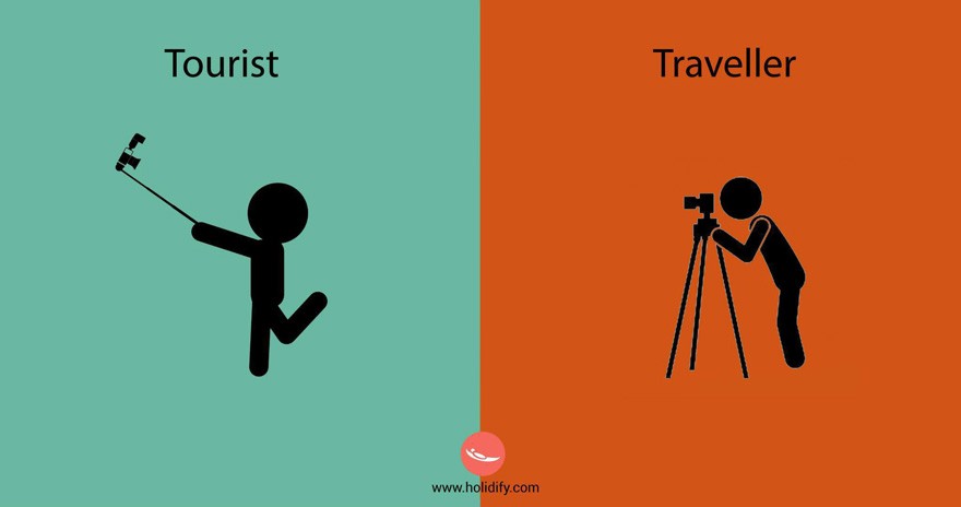 Οι διαφορές τουρίστα και ταξιδιώτη