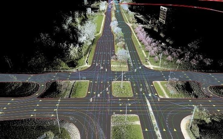 Αυτοκίνηση με ψηφιακούς χάρτες