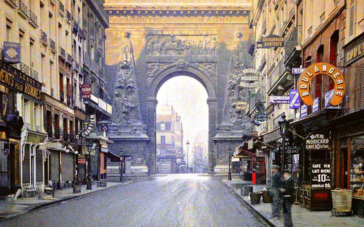 Σπάνιες έγχρωμες φωτογραφίες του Παρισιού το 1914