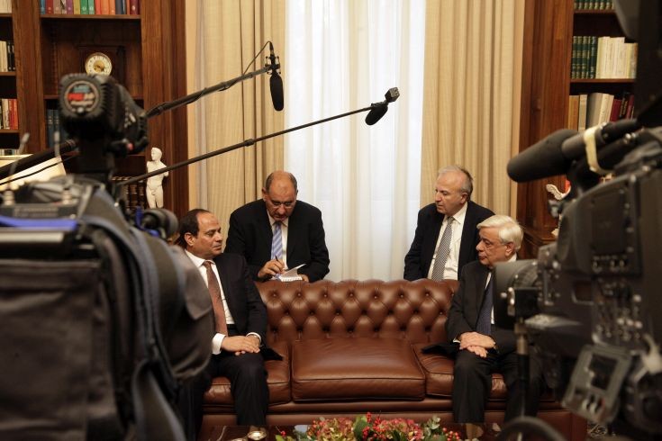 Παυλόπουλος σε Αλ Σίσι: Δεν υποχωρούμε σε εθνικά ζητήματα
