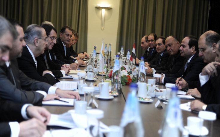 Ξεκίνησε η τριμερής συνάντηση Ελλάδας &#8211; Κύπρου &#8211; Αιγύπτου