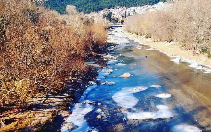 Πάγωσε ο Κόσυνθος την Πρωτοχρονιά